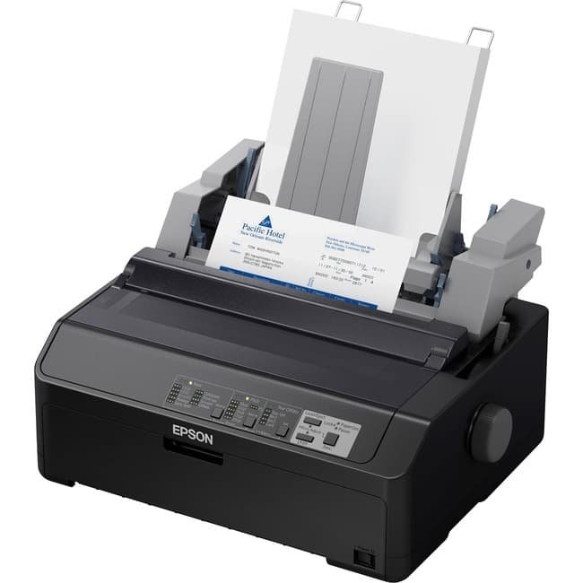 Epson – LQ-590II 24-pin Dot Matrix Printer – Monochrome – Energy Star – 584 cps Mono – 8.50" Width x 11" Length – USB –.