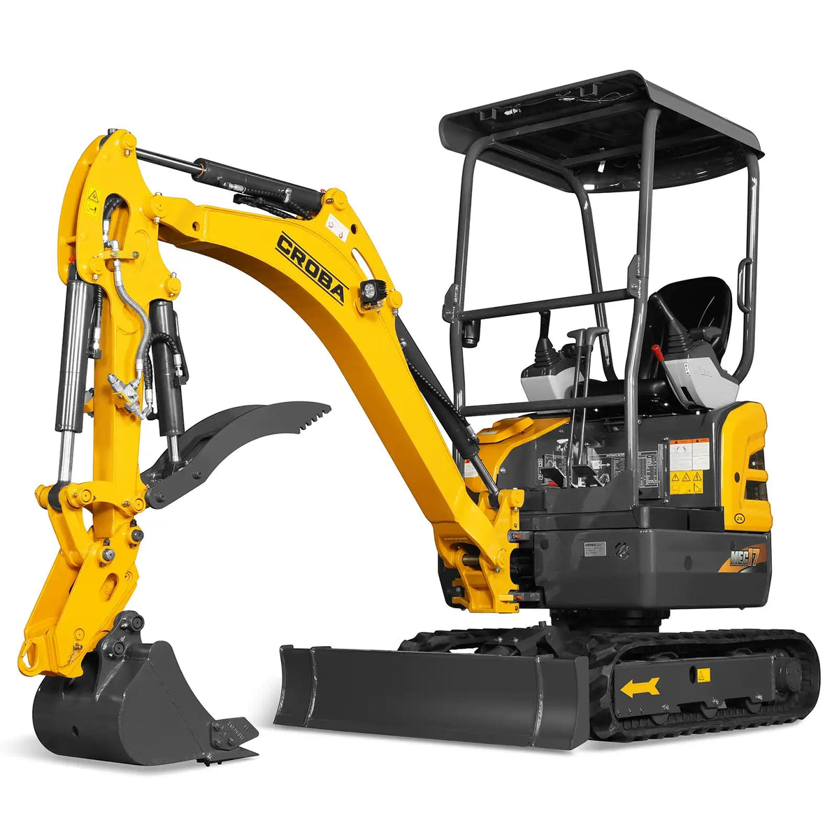 Mini Compact Excavator Kubota D902 Engine, 89" Max. Digging Depth, 4145 LBS Operating Weight, MEC17