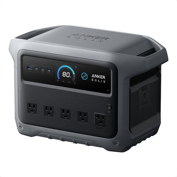Anker SOLIX C1000 Gen 2 Portable Power Station, 2,000W (Peak 3,000W) Solar Generator, Full Charge in 49 Min, 1,024Wh.