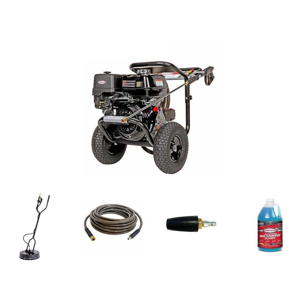SIMPSON 4200 PSI 4.0 GPM Gas Pressure Washer with HONDA GX390, 20 in. Surface Cleaner, 100 ft. Hose