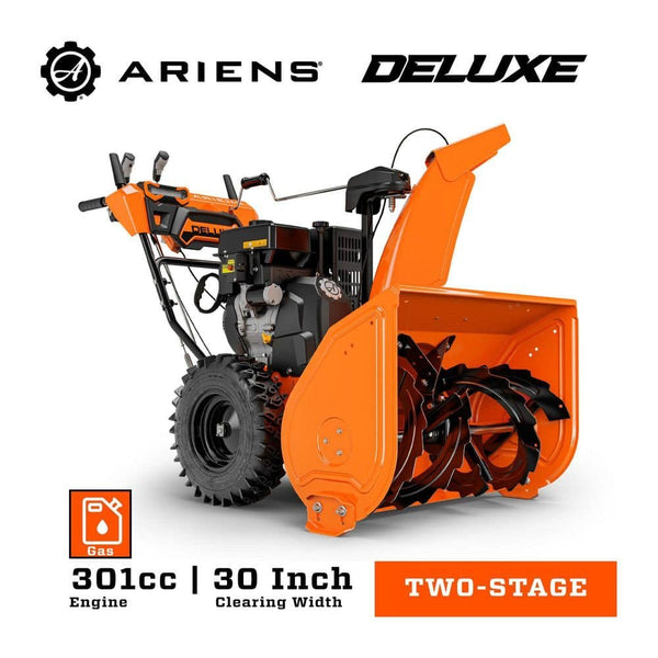 Ariens Deluxe 30 in. 301cc Electric Start 2-Stage Self-Propelled Gas Snow Blower with Heated Handgrips and LED.